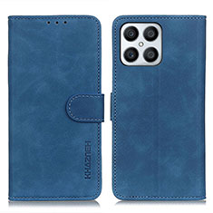 Coque Portefeuille Livre Cuir Etui Clapet K03Z pour Huawei Honor X8 4G Bleu