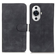 Coque Portefeuille Livre Cuir Etui Clapet K03Z pour Huawei Nova 11 Noir