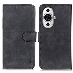 Coque Portefeuille Livre Cuir Etui Clapet K03Z pour Huawei Nova 11 Pro Noir