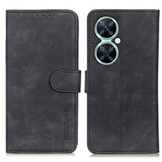 Coque Portefeuille Livre Cuir Etui Clapet K03Z pour Huawei Nova 11i Noir