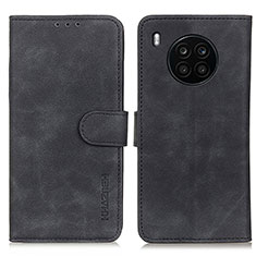 Coque Portefeuille Livre Cuir Etui Clapet K03Z pour Huawei Nova 8i Noir