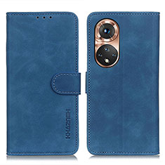 Coque Portefeuille Livre Cuir Etui Clapet K03Z pour Huawei Nova 9 Bleu