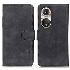 Coque Portefeuille Livre Cuir Etui Clapet K03Z pour Huawei Nova 9 Pro Noir