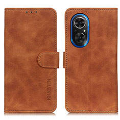 Coque Portefeuille Livre Cuir Etui Clapet K03Z pour Huawei Nova 9 SE Marron