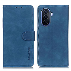 Coque Portefeuille Livre Cuir Etui Clapet K03Z pour Huawei Nova Y71 Bleu