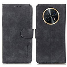 Coque Portefeuille Livre Cuir Etui Clapet K03Z pour Huawei Nova Y91 Noir