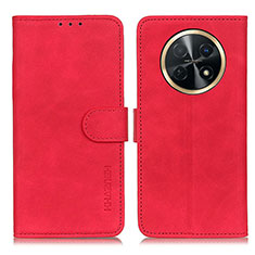 Coque Portefeuille Livre Cuir Etui Clapet K03Z pour Huawei Nova Y91 Rouge