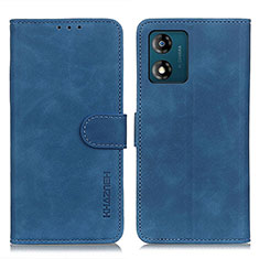 Coque Portefeuille Livre Cuir Etui Clapet K03Z pour Motorola Moto E13 Bleu