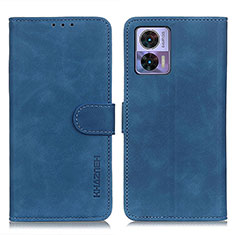 Coque Portefeuille Livre Cuir Etui Clapet K03Z pour Motorola Moto Edge 30 Neo 5G Bleu