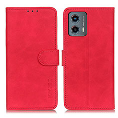 Coque Portefeuille Livre Cuir Etui Clapet K03Z pour Motorola Moto G 5G (2023) Rouge