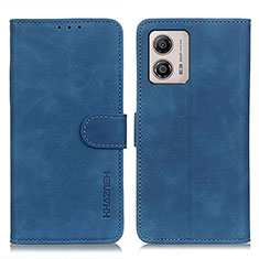 Coque Portefeuille Livre Cuir Etui Clapet K03Z pour Motorola Moto G53 5G Bleu