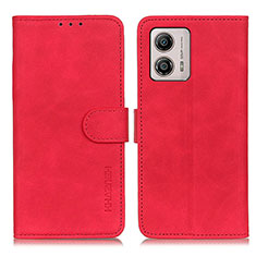 Coque Portefeuille Livre Cuir Etui Clapet K03Z pour Motorola Moto G53y 5G Rouge