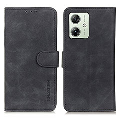 Coque Portefeuille Livre Cuir Etui Clapet K03Z pour Motorola Moto G54 5G Noir