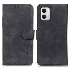 Coque Portefeuille Livre Cuir Etui Clapet K03Z pour Motorola Moto G73 5G Noir