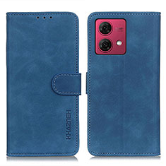 Coque Portefeuille Livre Cuir Etui Clapet K03Z pour Motorola Moto G84 5G Bleu