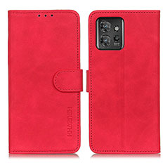 Coque Portefeuille Livre Cuir Etui Clapet K03Z pour Motorola ThinkPhone 5G Rouge