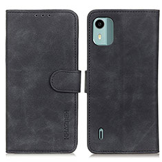 Coque Portefeuille Livre Cuir Etui Clapet K03Z pour Nokia C12 Noir