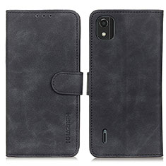 Coque Portefeuille Livre Cuir Etui Clapet K03Z pour Nokia C2 2nd Edition Noir