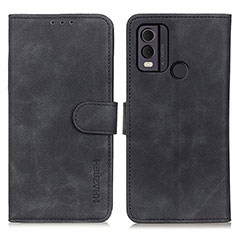 Coque Portefeuille Livre Cuir Etui Clapet K03Z pour Nokia C22 Noir