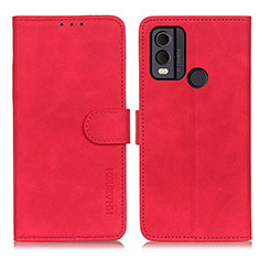 Coque Portefeuille Livre Cuir Etui Clapet K03Z pour Nokia C22 Rouge