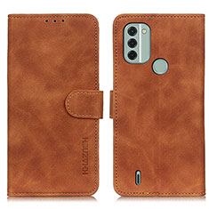 Coque Portefeuille Livre Cuir Etui Clapet K03Z pour Nokia C31 Marron