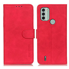 Coque Portefeuille Livre Cuir Etui Clapet K03Z pour Nokia C31 Rouge