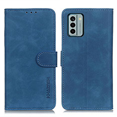 Coque Portefeuille Livre Cuir Etui Clapet K03Z pour Nokia G22 Bleu