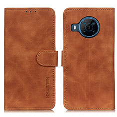 Coque Portefeuille Livre Cuir Etui Clapet K03Z pour Nokia X100 5G Marron