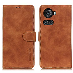 Coque Portefeuille Livre Cuir Etui Clapet K03Z pour OnePlus 10R 5G Marron