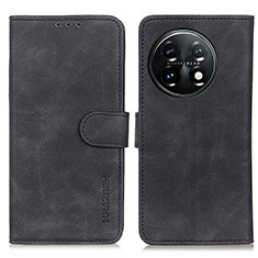 Coque Portefeuille Livre Cuir Etui Clapet K03Z pour OnePlus 11 5G Noir