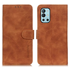 Coque Portefeuille Livre Cuir Etui Clapet K03Z pour OnePlus 9R 5G Marron