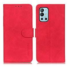 Coque Portefeuille Livre Cuir Etui Clapet K03Z pour OnePlus 9R 5G Rouge