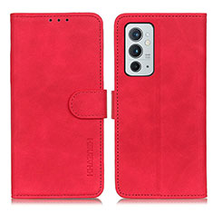 Coque Portefeuille Livre Cuir Etui Clapet K03Z pour OnePlus 9RT 5G Rouge