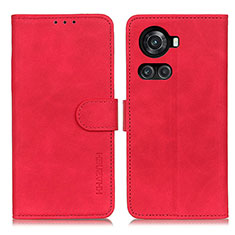 Coque Portefeuille Livre Cuir Etui Clapet K03Z pour OnePlus Ace 5G Rouge