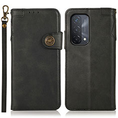 Coque Portefeuille Livre Cuir Etui Clapet K03Z pour OnePlus Nord N200 5G Noir