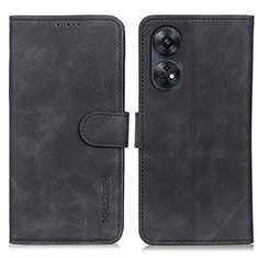 Coque Portefeuille Livre Cuir Etui Clapet K03Z pour Oppo Reno8 T 4G Noir