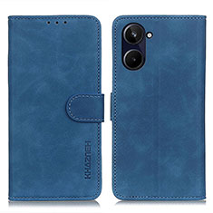 Coque Portefeuille Livre Cuir Etui Clapet K03Z pour Realme 10 4G Bleu