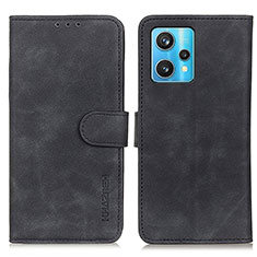 Coque Portefeuille Livre Cuir Etui Clapet K03Z pour Realme 9 4G Noir