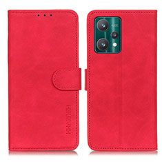 Coque Portefeuille Livre Cuir Etui Clapet K03Z pour Realme 9 5G Rouge