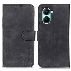 Coque Portefeuille Livre Cuir Etui Clapet K03Z pour Realme C33 Noir