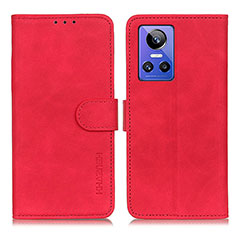 Coque Portefeuille Livre Cuir Etui Clapet K03Z pour Realme GT Neo3 5G Rouge