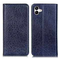 Coque Portefeuille Livre Cuir Etui Clapet K03Z pour Samsung Galaxy A04E Bleu