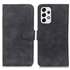 Coque Portefeuille Livre Cuir Etui Clapet K03Z pour Samsung Galaxy A23 5G Noir