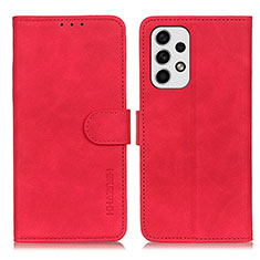 Coque Portefeuille Livre Cuir Etui Clapet K03Z pour Samsung Galaxy A23 5G Rouge
