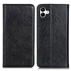 Coque Portefeuille Livre Cuir Etui Clapet K03Z pour Samsung Galaxy M04 Noir