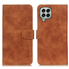 Coque Portefeuille Livre Cuir Etui Clapet K03Z pour Samsung Galaxy M33 5G Marron