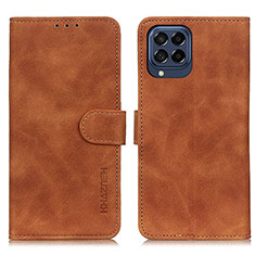 Coque Portefeuille Livre Cuir Etui Clapet K03Z pour Samsung Galaxy M53 5G Marron