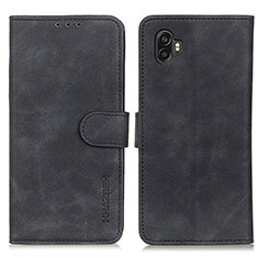 Coque Portefeuille Livre Cuir Etui Clapet K03Z pour Samsung Galaxy XCover 6 Pro 5G Noir