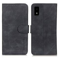 Coque Portefeuille Livre Cuir Etui Clapet K03Z pour Sharp Aquos wish Noir