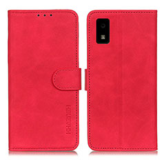 Coque Portefeuille Livre Cuir Etui Clapet K03Z pour Sharp Aquos wish2 Rouge